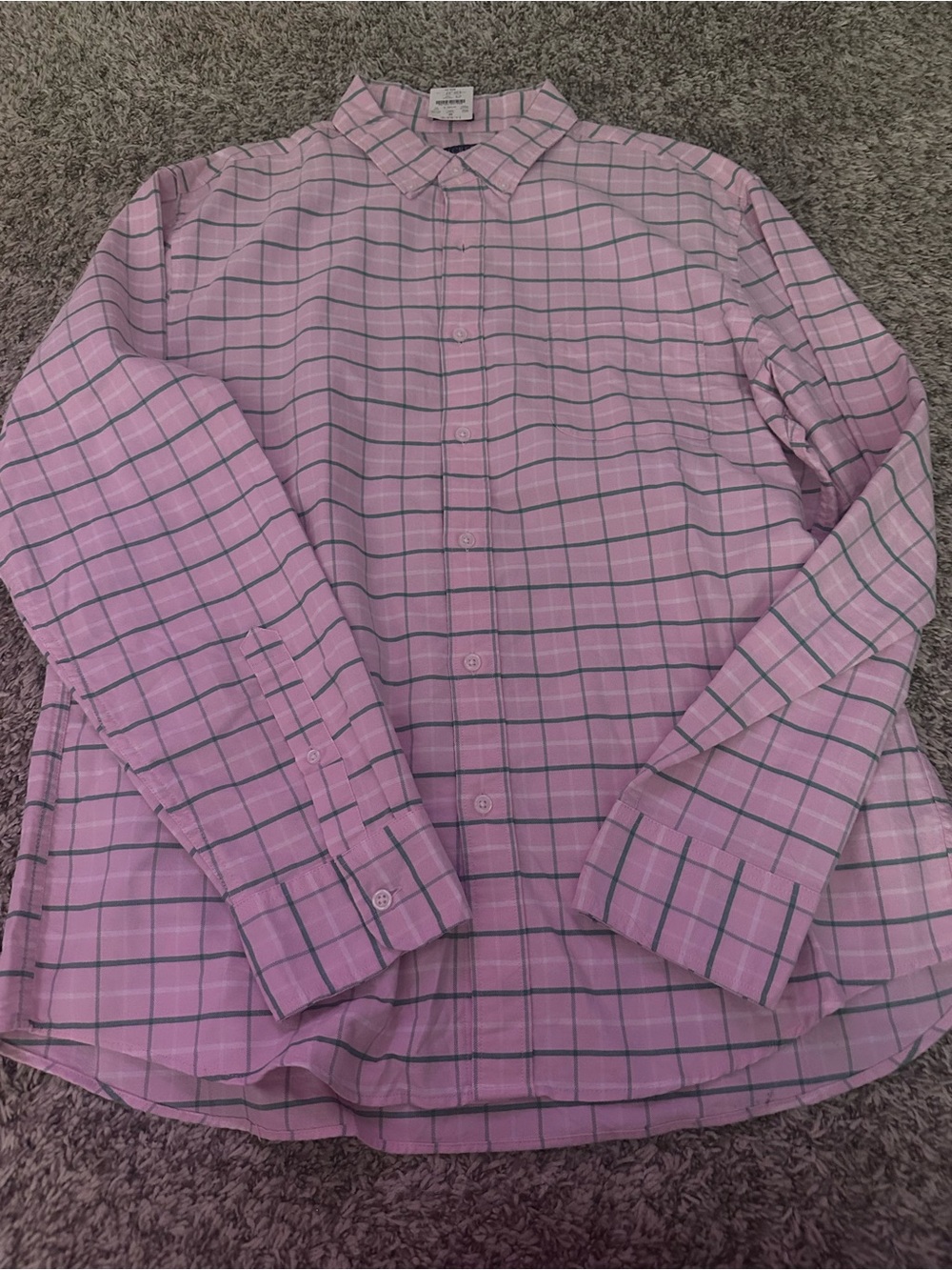 J. Crew slim cut Windowpane Button-Down Shirt
